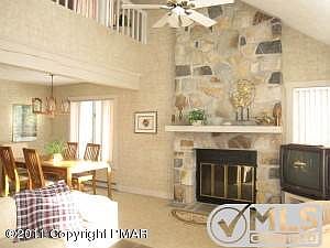 Living with a gorgeous stone fireplace