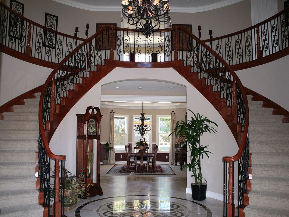 Dual Staircase Entry Way