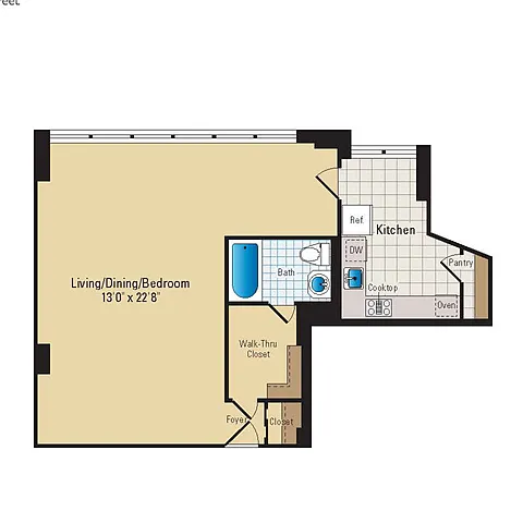 Floor plan Studio | S04