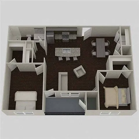 Floor plan B2 Attached Garage
