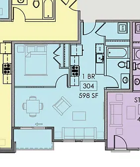 Floor plan 304