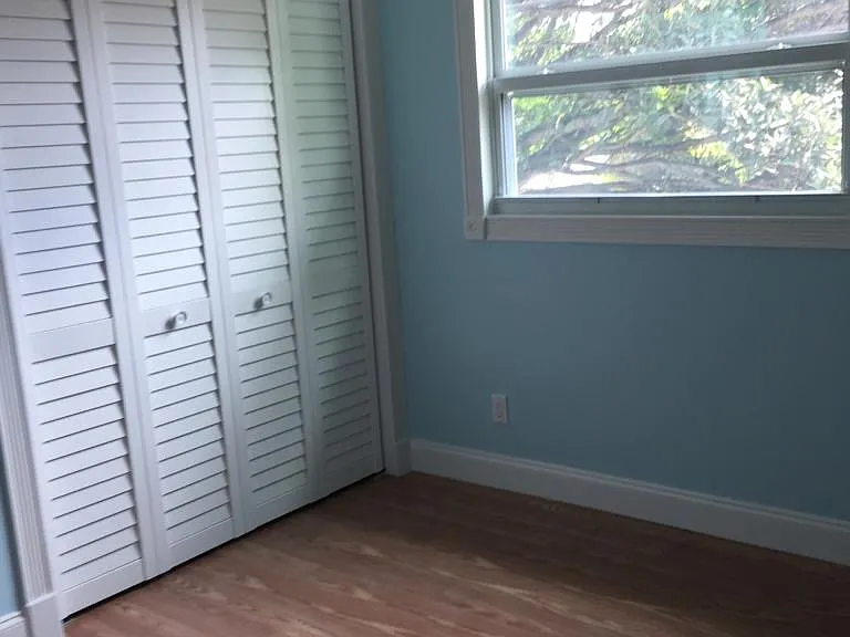 large closet in bedroom