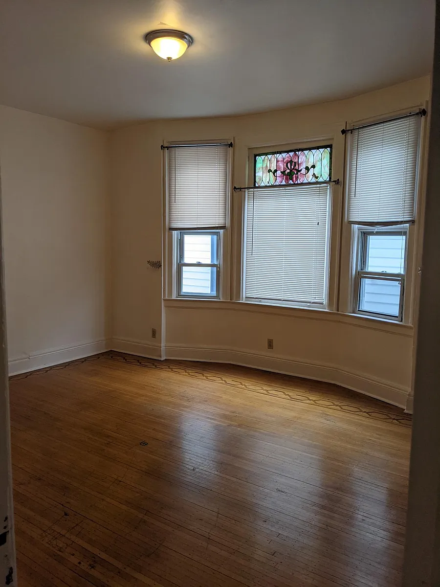 Living room from hallway entrance view - 221 Norwood Ave #3