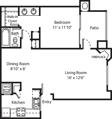 Floor plan Pienza