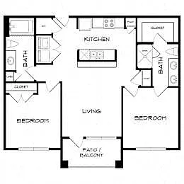 Floor plan B1 - Harbor Shores II