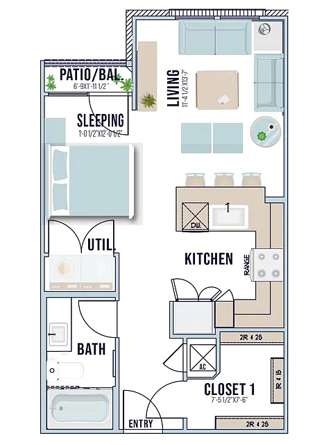 Floor plan Studio