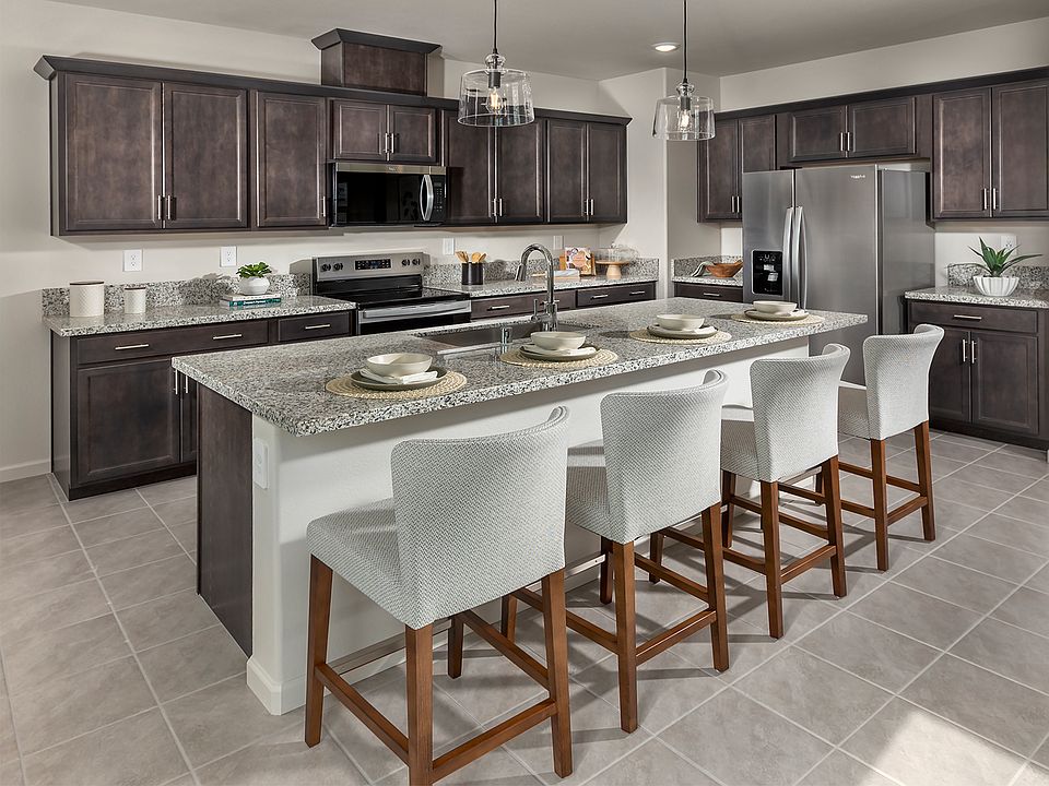 Residence 4 floorplan interior image taken at a nearby Meritage community.