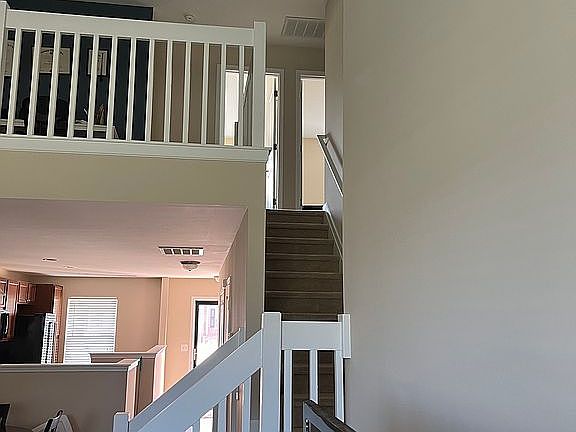 Upstairs view fr living room
