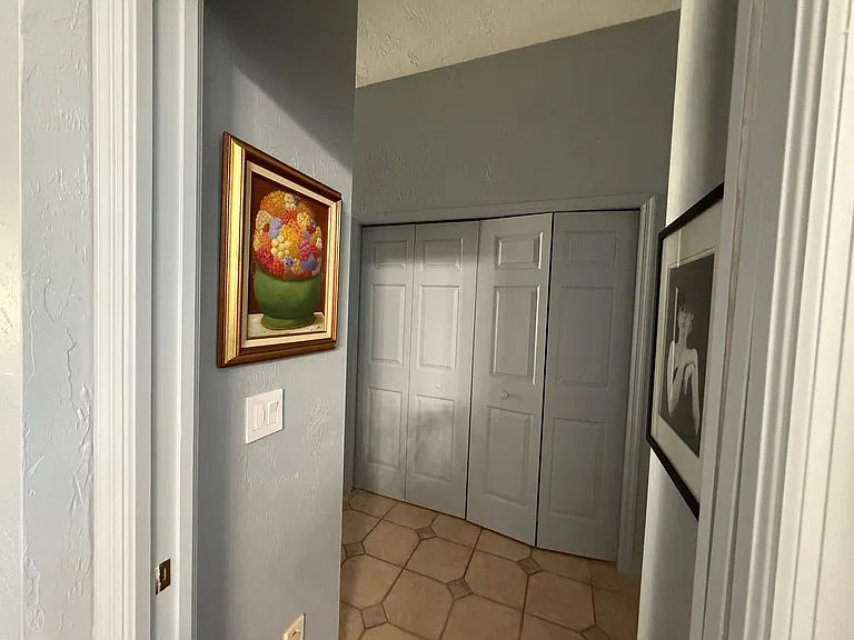 High ceilings everywhere. This leads to the master bedroom