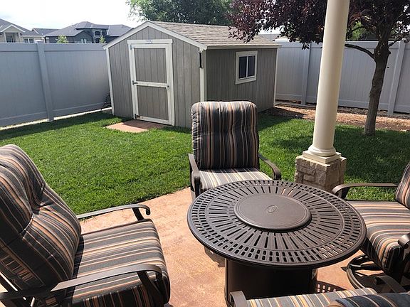 Back Yard With Shed
