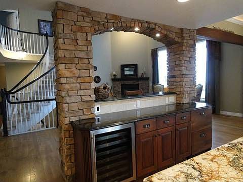 Kitchen looking into Great Room