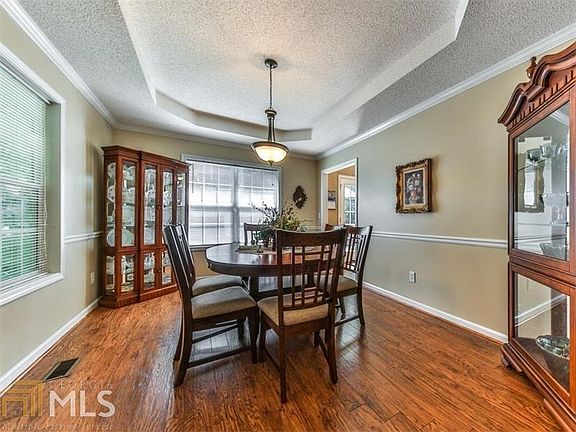 Large dining room with view of the great room