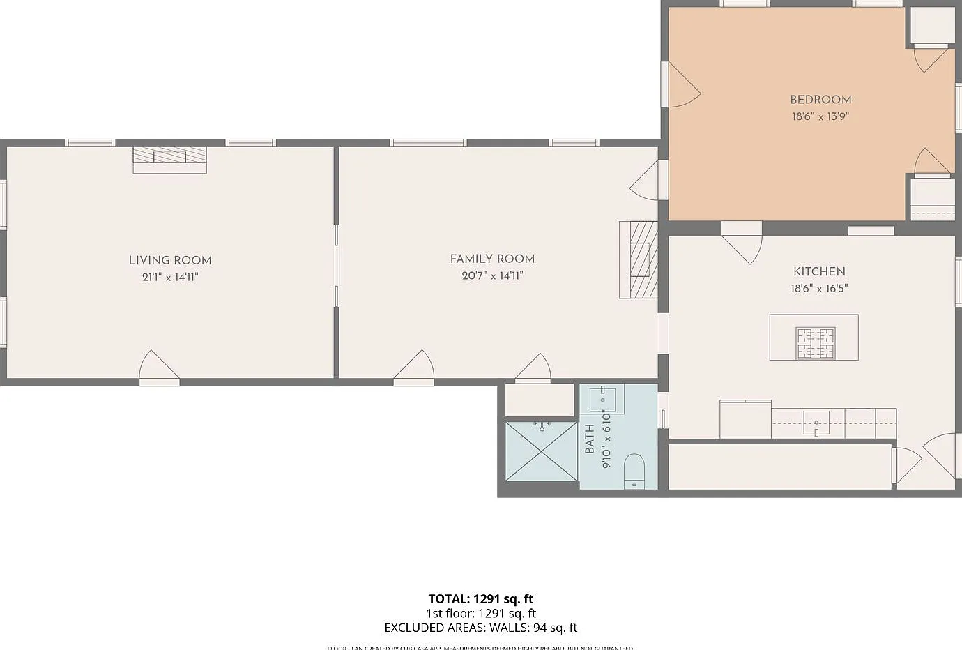 Historic 1 Bed With Hardwood Floors — Photo 4