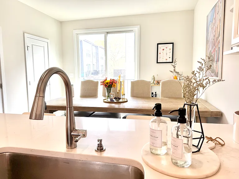 Kitchen and dining room