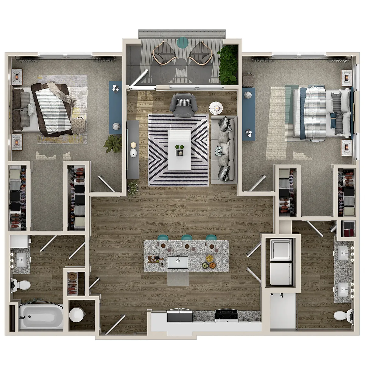 Floor plan 2C