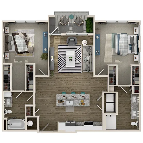 Floor plan 2C