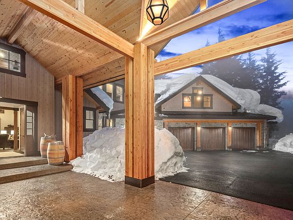 Enjoy extra parking and drive through porte cochere