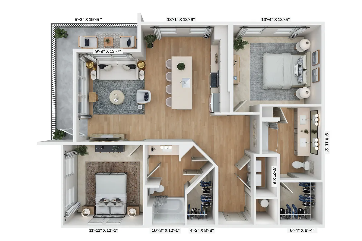 Floor plan B2
