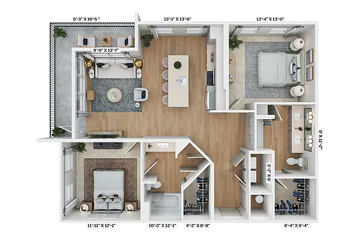 Floor plan B2
