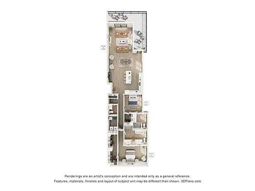 Floor plan Vinsetta - Penthouse 2