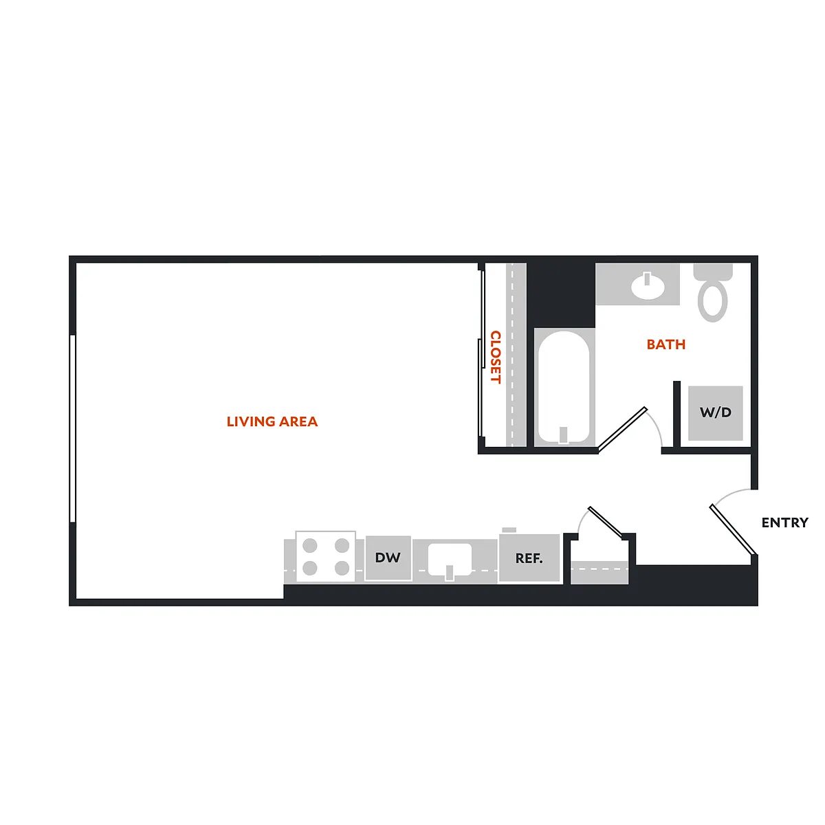 Floor plan Studio C