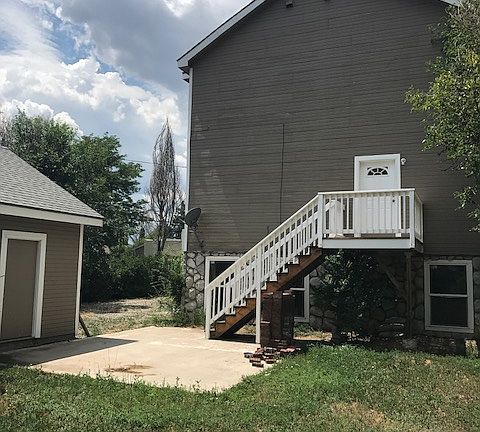 part of the back yard 