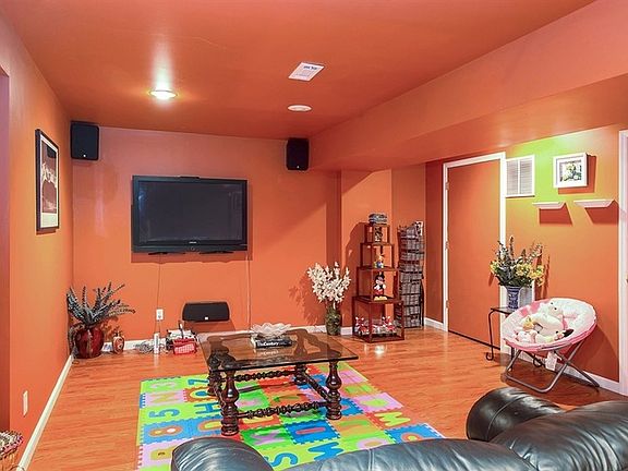 Fully finished basement
						:
						built-in home theater, office/study, storage, laundry