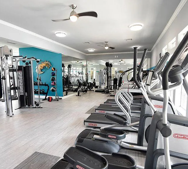 On-site fitness center everything you need steps from home