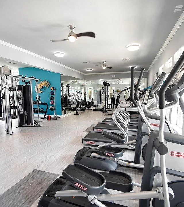 On-site fitness center everything you need steps from home