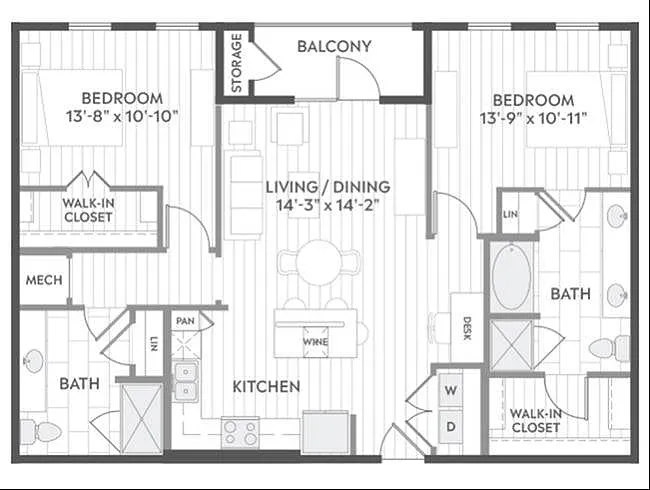 Floor plan C6a