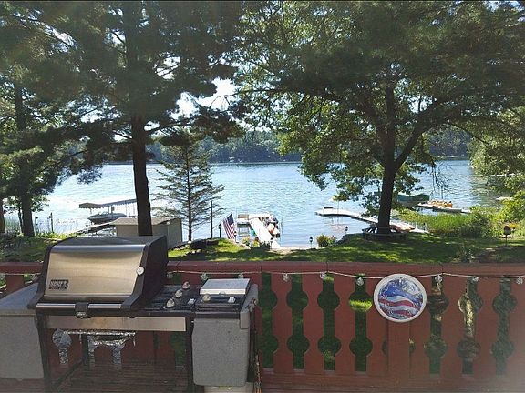 View off of deck facing lake