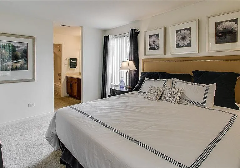 Master Bedroom with attacted vanity bathroom
