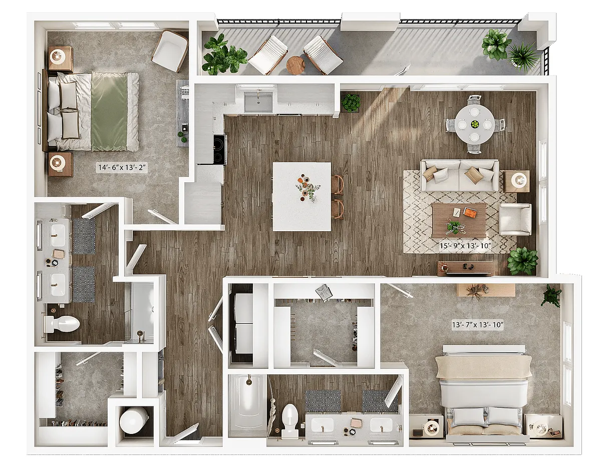 Floor plan B08