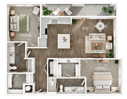 Floor plan B08