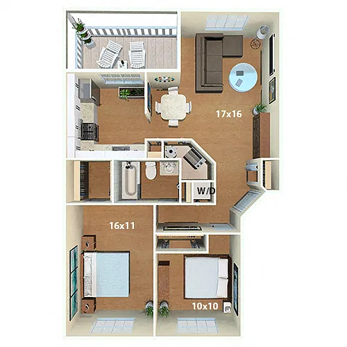 Floor plan Vadalia