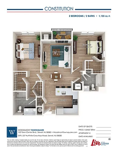 Floor plan Constitution