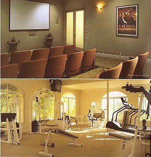 25 seat theater & full gym