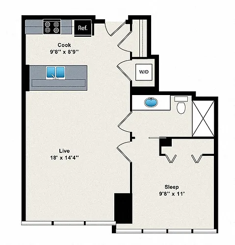 Floor plan A4 - 504