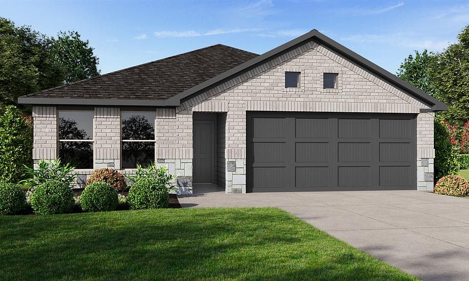 Front Elevation-D.R. Horton''s Carson floor plan elevation C-All Home and community information, including pricing, included features, terms, availability and amenities, are subject to change at any time without notice or obligation. All Drawings, pictures, photographs, video, square footages, floor plans, elevations, features, colors and sizes are approximate for illustration purposes only and will vary from the homes as built.