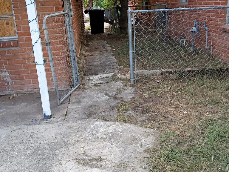 exterior-side yard