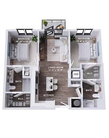 Floor plan B5B