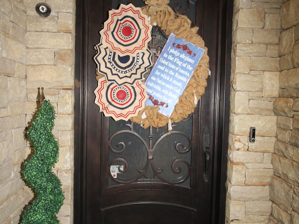 8' Wrought Iron Front Door