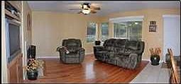 family room view from kitchen