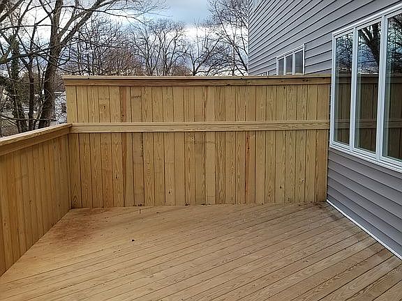 Over-sized Deck