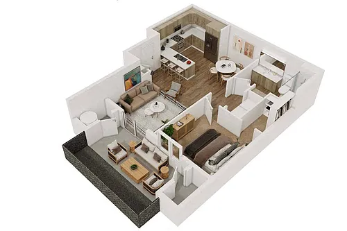 Floor plan Turquoise