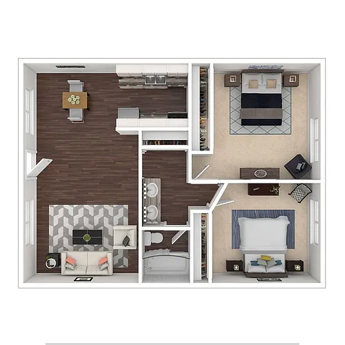 Floor plan 2X1 C