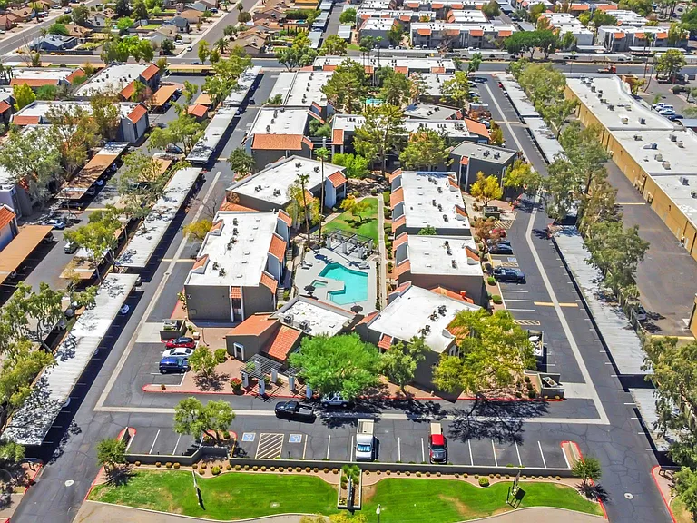 135 total apartment homes with two pools, two laundry rooms, covered parking
