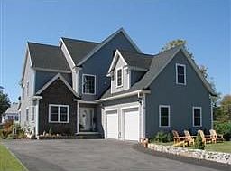 Lovely roof lines and interesting exterior