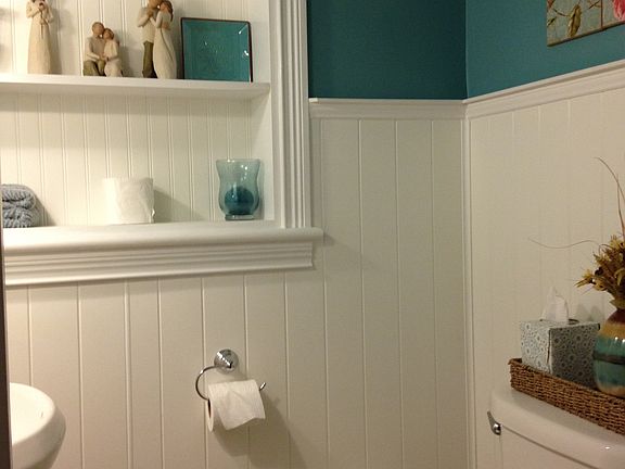 Downstairs powder room