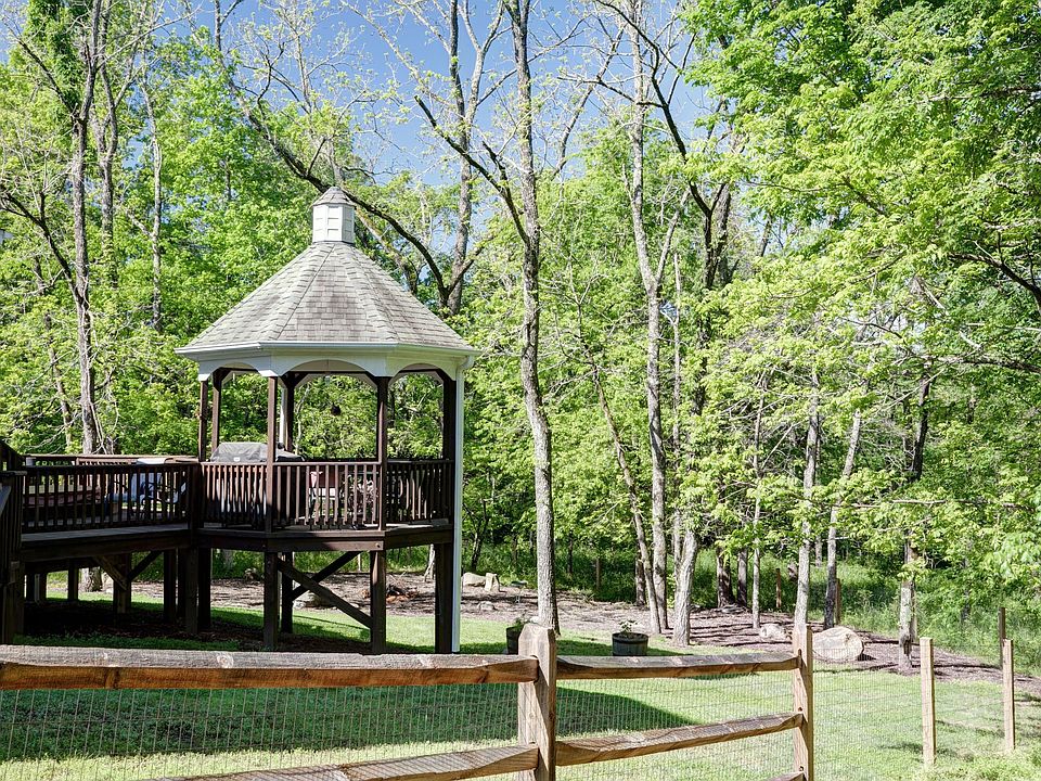 Fenced backyard